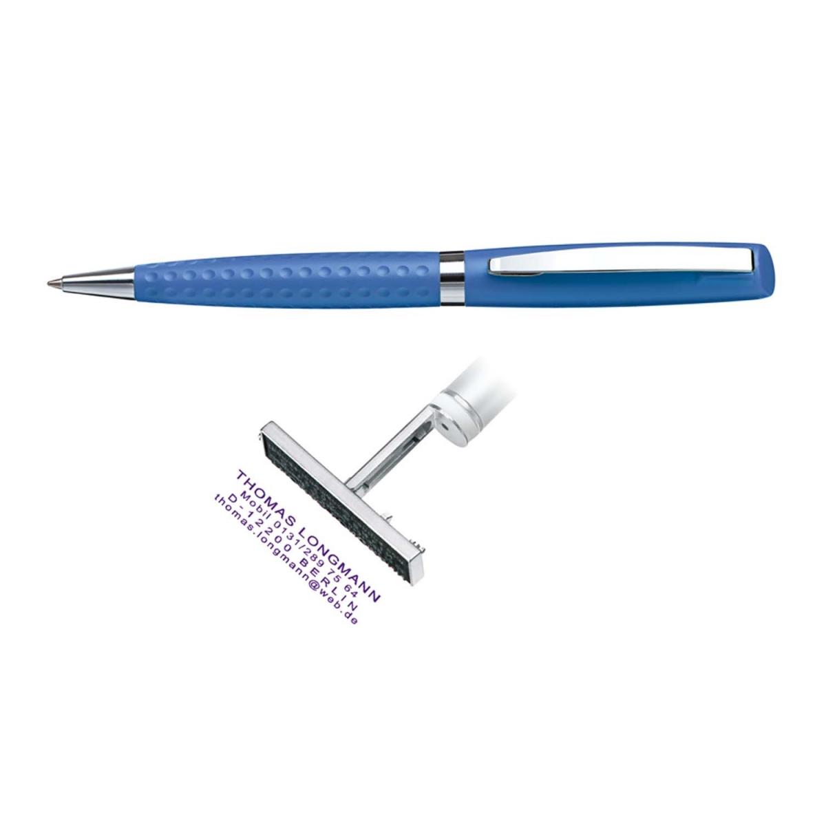 HERI | Stempelkugelschreiber Classic G Light (6431M) blau